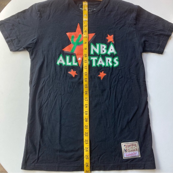 White Mitchell & Ness NBA All Star T-Shirt in Black Size Small - Picture 7 of 7